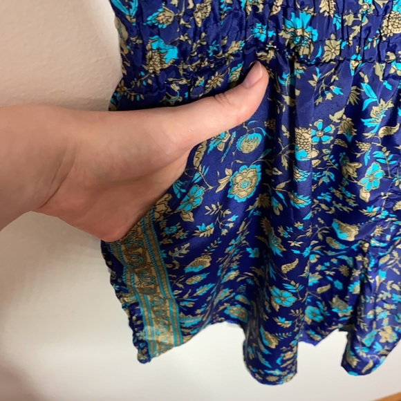 Evereve Raga Sapphire boho print romper sz S - Picture 9 of 14